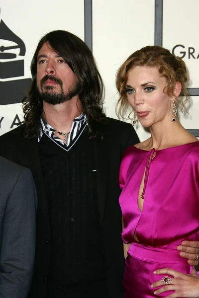 Dave grohl och Zarah blum — Stockfoto