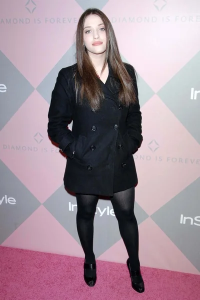 Kat Dennings at the 7th Annual Awards (engelsk) Diamond Fashion Show Preview ledet av Diamond Information Center og InStyle Magazine. Beverly Hills Hotel, Beverly Hills, CA. 01-10-08 – stockfoto