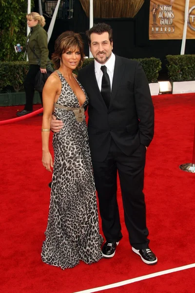 Lisa Rinna e Joey Fatone — Foto Stock