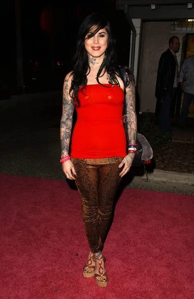 Kat von d bei der t-mobile Sidekick lx Launch Party. griffith park, hollywood, ca. 16-10-07 — Stockfoto