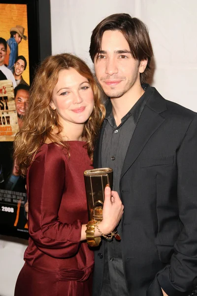 Drew barrymore y justin long — Stockfoto