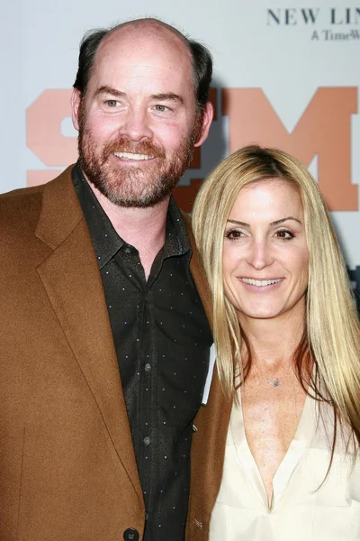 David Koechner and Leigh Koechner — Stock Photo, Image