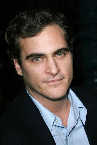 Joaquin phoenix w los angeles premiera "droga do przebaczenia". Samuel goldwyn theatre Akademii Filmowej sztuki i nauki, beverly hills, ca. 10-18-07 — Zdjęcie stockowe