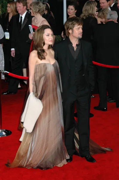 Angelina Jolie e Brad Pitt — Fotografia de Stock