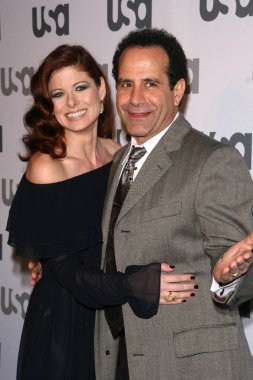 Debra Messing and Tony Shalhoub