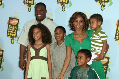 Rodney peete ve holly robinson ailesi ile peete