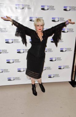 Cyndi Lauper at the Matthew Shepard Foundation Honors. Wiltern Theatre, Hollywood, CA. 10-27-07