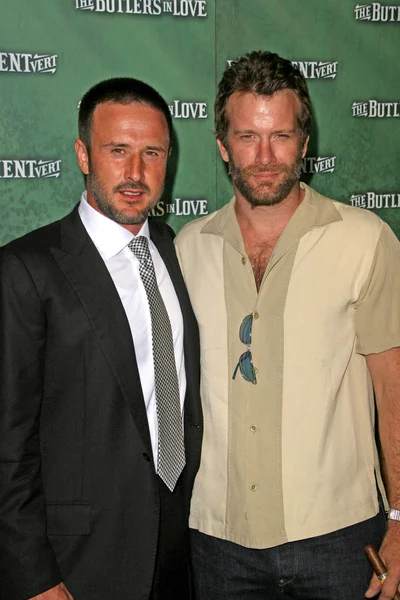 David arquette i thomas jane — Zdjęcie stockowe