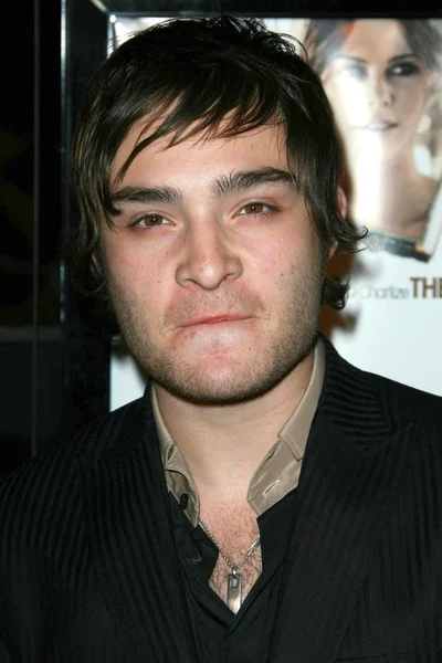 Ed Westwick Ordförande — Stockfoto