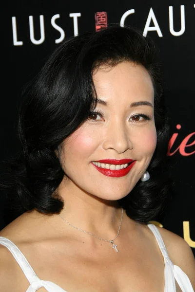Joan Chen at the Los Angeles Premiere of "Lust Caution". Academy of Motion Picture Arts and Sciences, Beverly Hills, CA. 10-3-07 — Stock Photo, Image