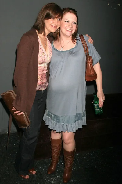 Kellie Martin and Melissa Joan Hart at the Course Of Nature record release party. Key Club, West Hollywood, CA. 02-06-08 — Stock Photo, Image