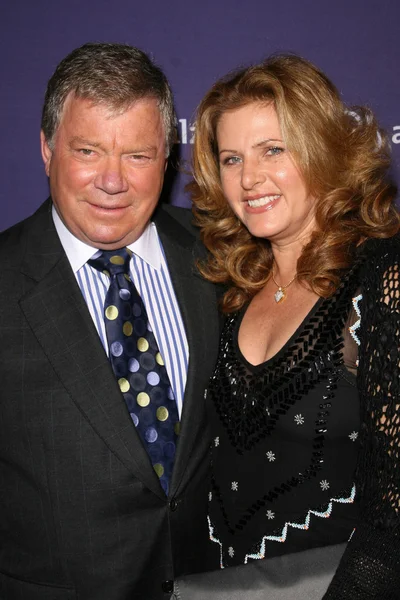 William Shatner і дружина Єлисавета — стокове фото