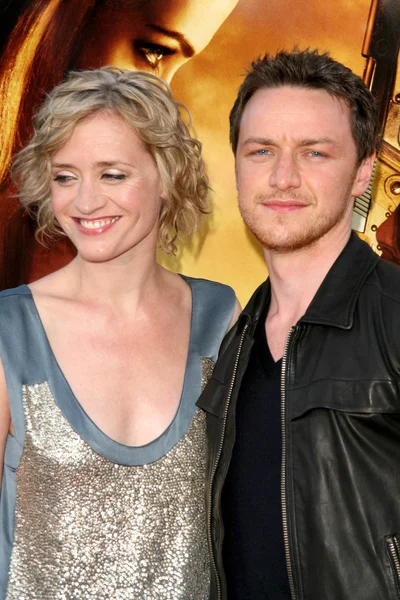 Anne Marie Duff e James McAvoy — Fotografia de Stock