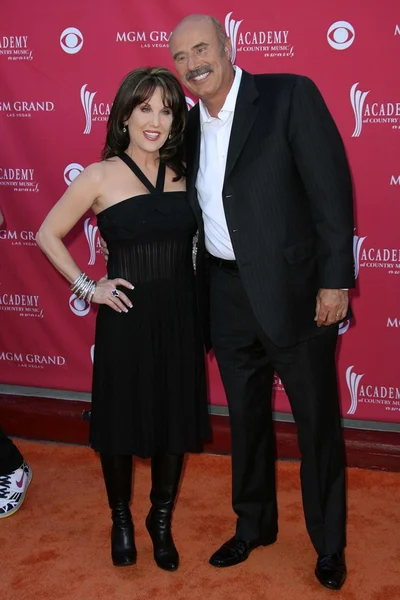 Dottor Phil McGraw e Robin McGraw — Foto Stock