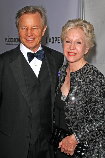 Michael York e la moglie Patricia — Foto Stock