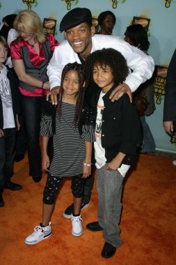 will Smith ile kızı willow ve oğlu trey