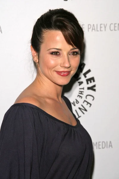 Linda Cardellini ad una festa che celebra il trecentesimo episodio di "ER". Paley Center for Media, Beverly Hills, CA. 12-03-07 — Foto Stock