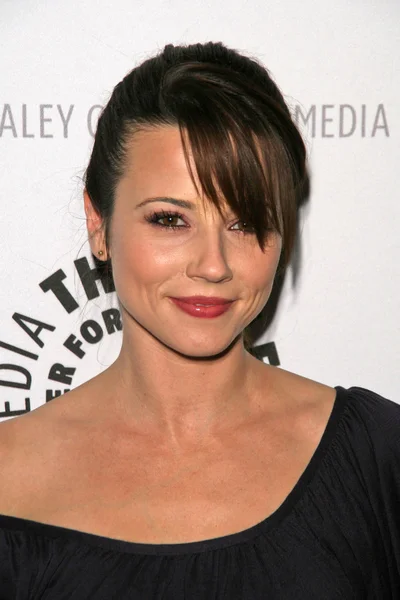 Linda Cardellini at a party celebrating the 300th Episode of "ER". The Paley Center for Media, Beverly Hills, CA. 12-03-07 — Stok fotoğraf