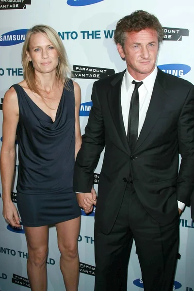 Robin Wright Penn, Sean Penn — Stock fotografie