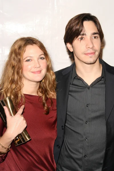 Drew Barrymore e Justin Long — Fotografia de Stock