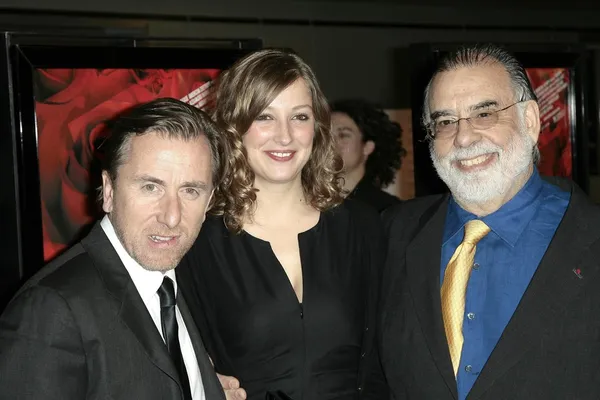 Tim roth mit alexandra maria lara und francis ford coppola — Stockfoto