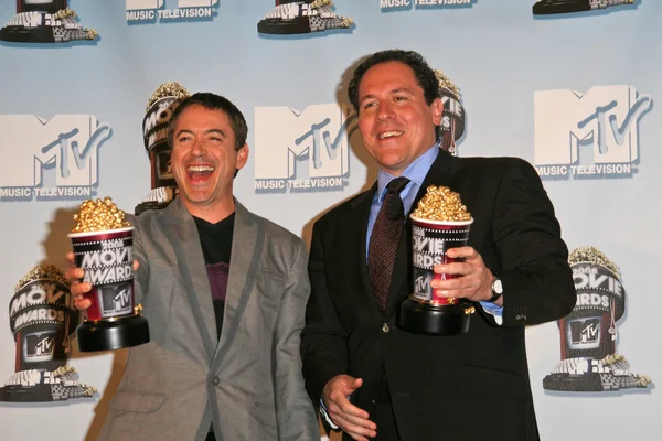 Robert Downey Jr. and Jon Favreau — Stock Photo, Image