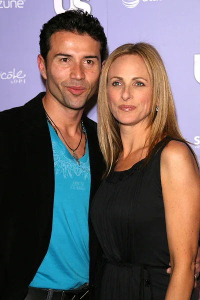 Fabian Sanchez and Marlee Matlin — Stock Photo, Image