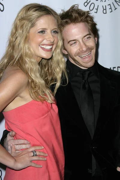 Sarah michelle gellar ve seth green — Stok fotoğraf