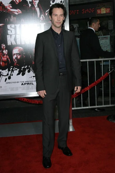 Keanu Reeves at the Los Angeles premiere of Street Kings. Graumans Chinese Theatre, Hollywood, CA 04-03-08 — Stock Photo, Image