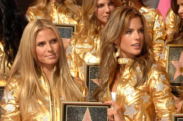 Heidi klum ve alessandra ambrosio — Stok fotoğraf