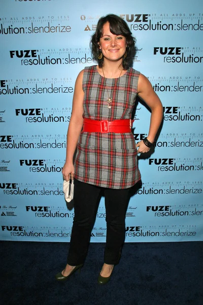 Darcy Halsey at the Launch Party for Resolution Slenderize. 86, Hollywood, CA. 01-09-08 — Stock Photo, Image