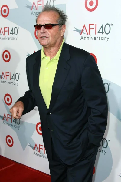 Jack Nicholson at AFI's 40th Anniversary Celebration presented by Target. Arclight Cinemas, Hollywood, CA. 10-03-07 — Stock Photo, Image