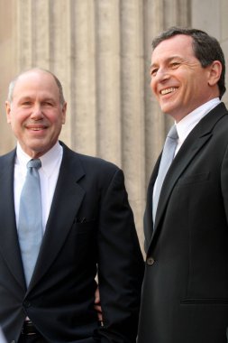 Michael D. Eisner and Bob Iger