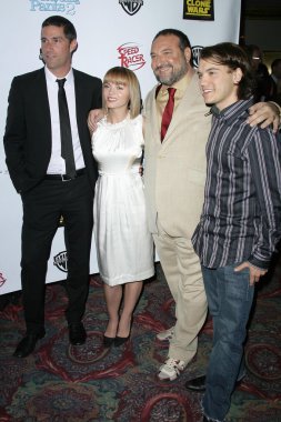 Matthew Fox and Christina Ricci with Joel Silver and Emile Hirsch