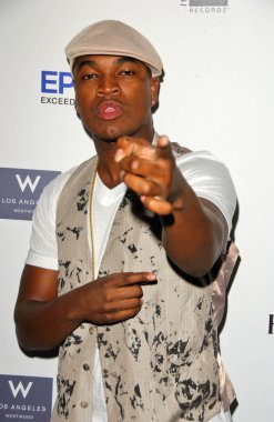 Ne-Yo at the record release party for Will I Am's solo album 