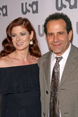 Debra Messing and Tony Shalhoub