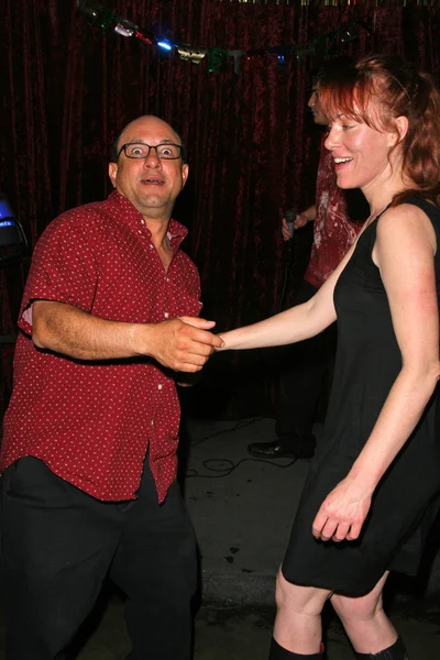 Kyle T. Heffner and Jenny McShane at the birthday party for J. Nathan Brayley, Amagis, Hollywood, CA 05-18-08 — Stock Photo, Image