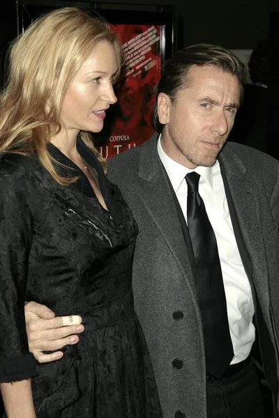 Tim Roth and wife — Stock Photo, Image