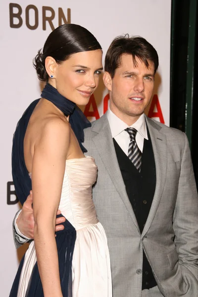 Katie Holmes y Tom Cruise — Foto de Stock