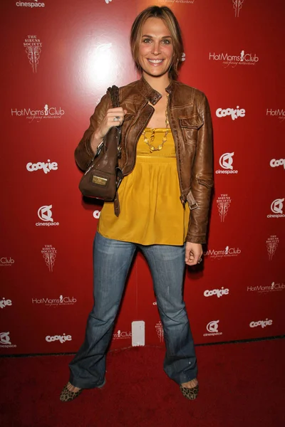 Molly Sims no Hot Moms Club ainda agradecida ainda dando evento de caridade. Cinespace, Hollywood, CA. 11-29-07 — Fotografia de Stock