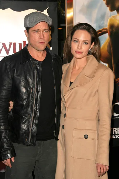 Brad Pitt, Angelina Jolie — Foto Stock