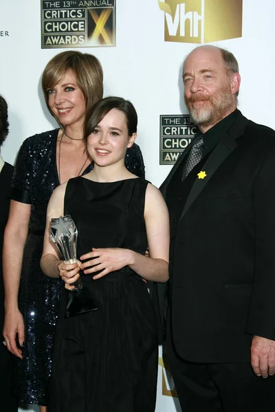 Allison Janney, Ellen Page, J.K. Simmons — Zdjęcie stockowe