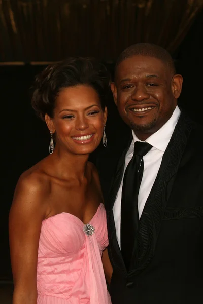 Keisha whitaker och forest whitaker på de 14: e årliga filmskådespelare guild awards. relikskrin auditorium, los vinklar, ca. 01-27-08 — Stockfoto