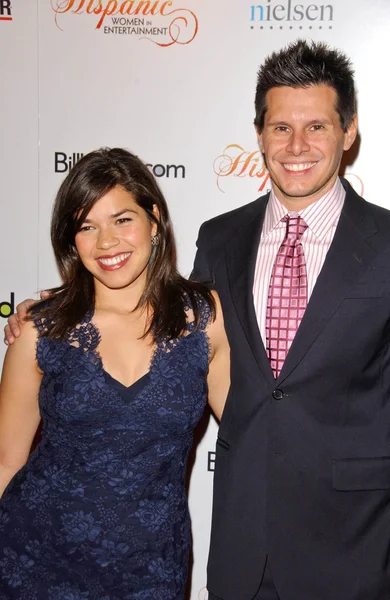 America Ferrera, Silvio Horta — Foto Stock