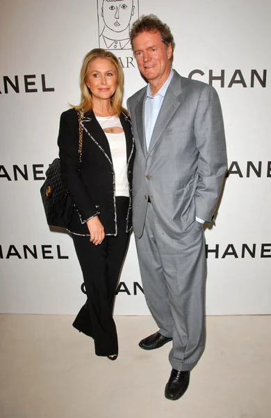 Kathy Hilton and Rick Hilton at the Chanel and P.S. Arts Party. Chanel Beverly Hills Boutique, Beverly Hills, CA. 09-20-07 — Stock Photo, Image