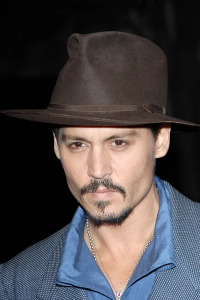 Johnny Depp Ordförande — Stockfoto