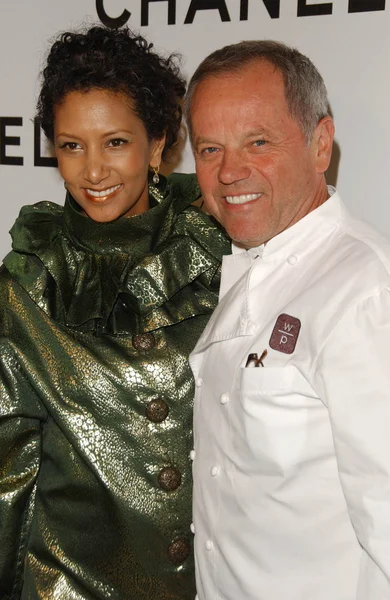 Wolfgang Puck and guest — Stock Photo, Image
