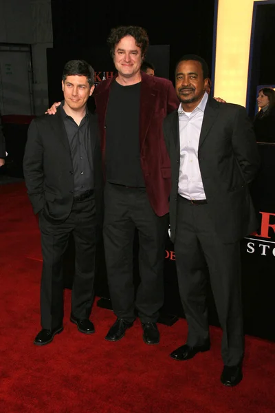 Chris Parnell con Matt Besser y Tim Meadows — Foto de Stock