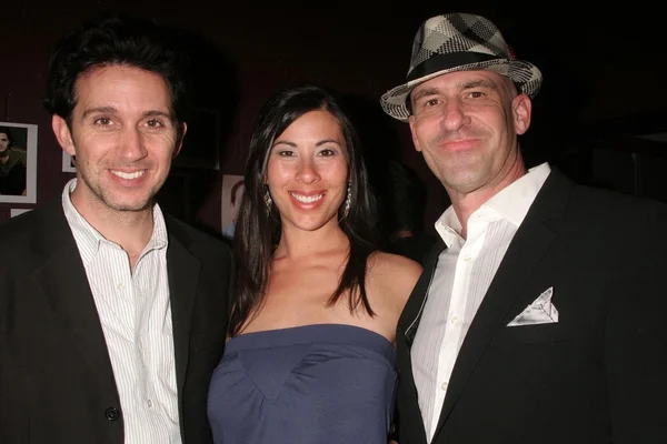 Ronnie Marmo with Katy Jacoby and Tommy Colavito — Stock Photo, Image
