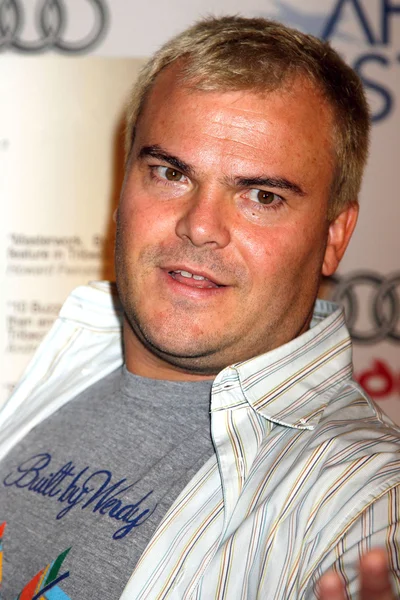 Jack Black at the AFI Fest 2007 Screening Of "Margot At The Wedding". AFI Fest Rooftop Village, Hollywood, CA. 11-03-07 — Stock Photo, Image